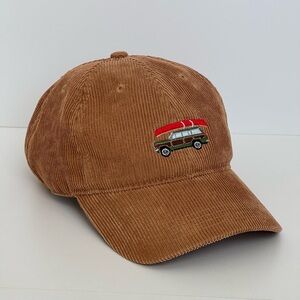 Kiel James Patrick Brown Corduroy Embroidered Baseball Cap